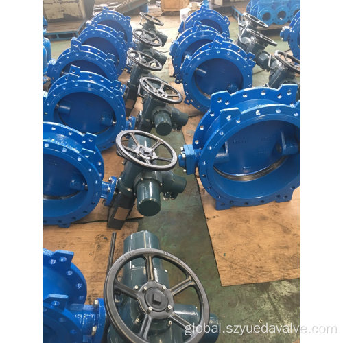 Soft Sealed Actuator Butterfly Valve Eccentric Soft-Sealed with Intelligen Electric Actuator Manufactory